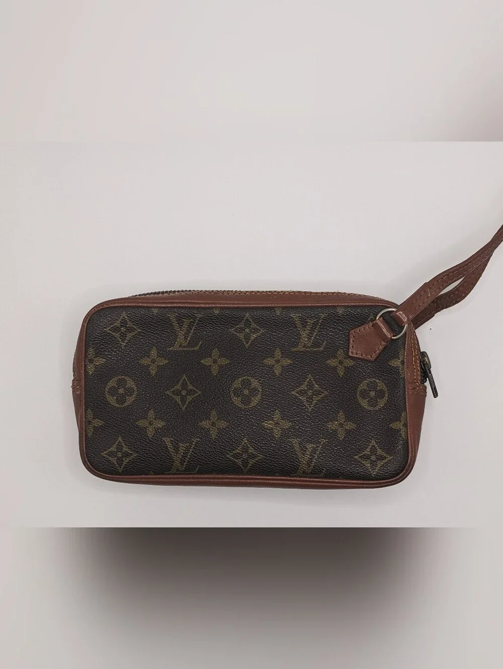 Louis Vuitton Monogram Marly Pouch | Vintage Zip Pouch | Authentic